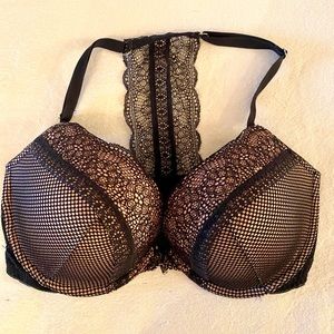 Black Victoria Secret Very Sexy Push Up Bra 34DD